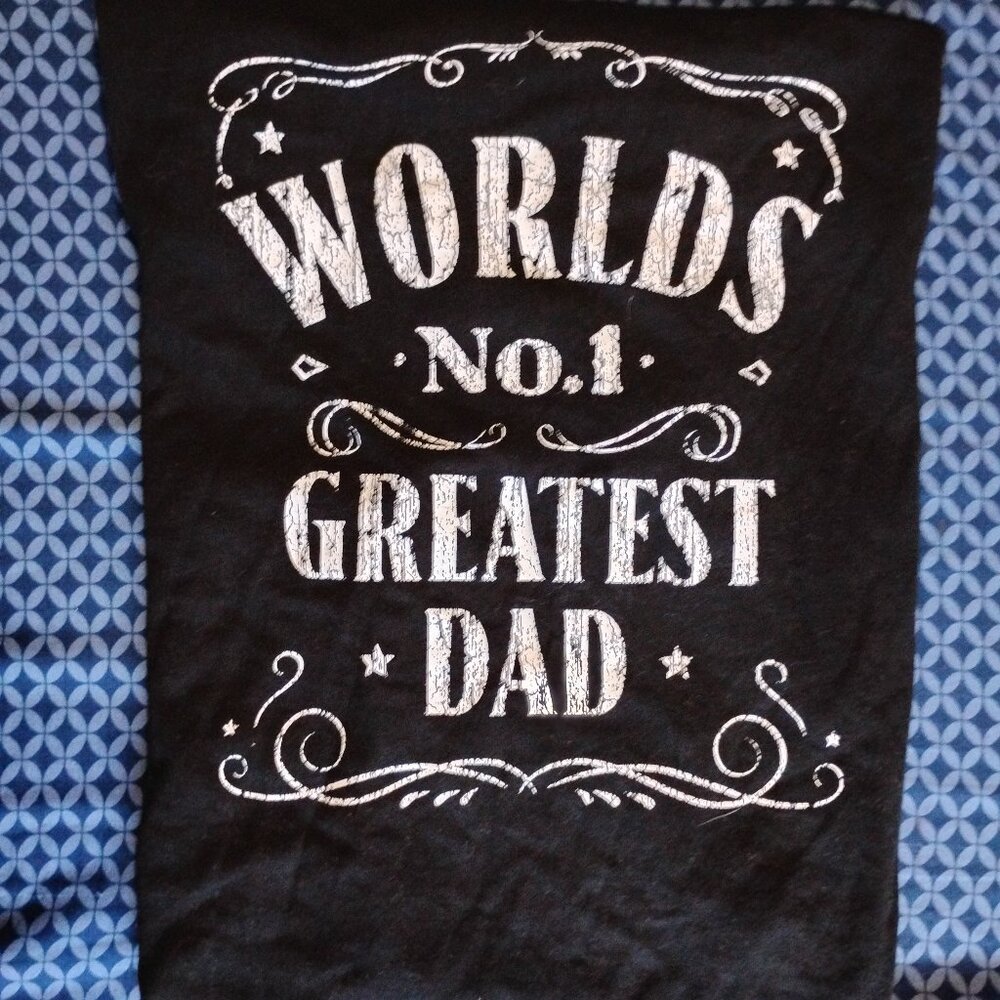 Brand New with Tags!!! Men's T-shirt Shirt (Worlds No. 1 Greatest Dad) Size-3XL